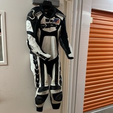 Spidi Tronik Wind Pro Race Suit Black/White Size 46