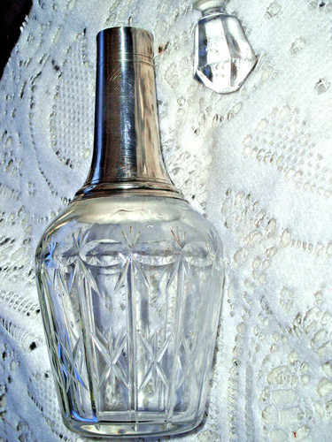 Carafe cristal taillé - cristal,