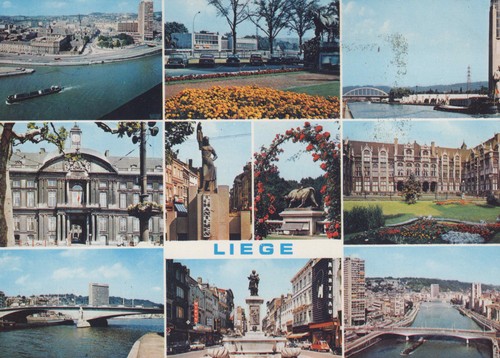 Ancienne carte postale liège - carte,