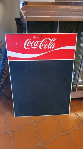 Rare plaque ardoise coca cola - ardoise,