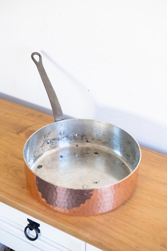 Sauteuse cuivre martelé - sauteuse, en