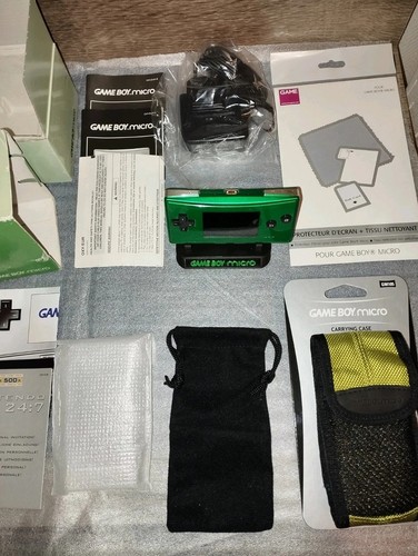 Game boy micro green - micro,
