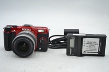 Pentax Q10 Red 12.4MP Digital Mirrorless Camera 15-45mm Lens 485 Shutter Count