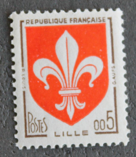 Timbre france blason - -, lille