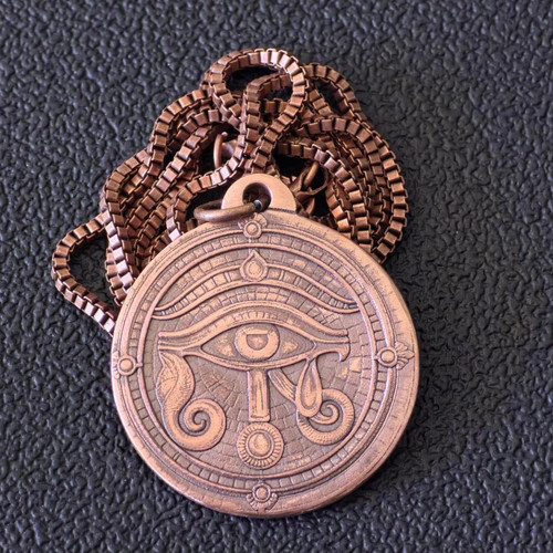 Collier œil horus royal en - collier,