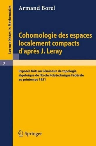 Cohomologie des espaces
