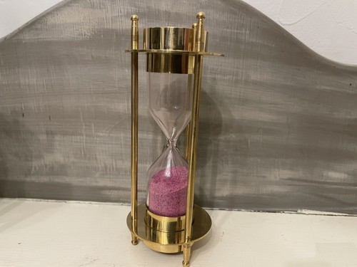 Sablier laiton verre - sablier,