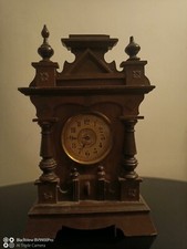 Antique Wooden Clock / Clock Music Box 