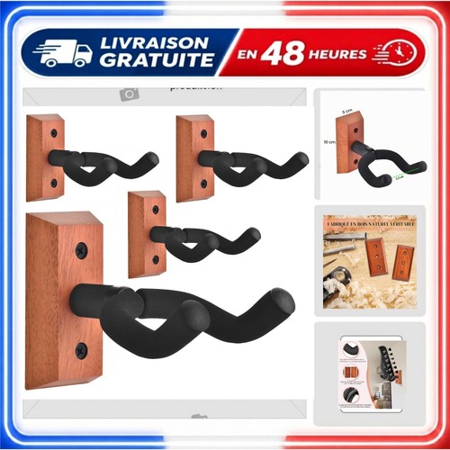 Supports muraux guitare - 4,