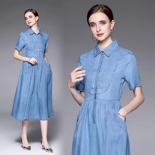 Robe femme jupe longuette - robe,