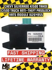 CHEVY SILVERADO K1500 TAHOE C1500 TRUCK ANTI-THEFT PASSLOCK VATS MODULE 16264955