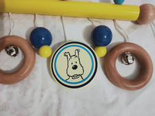 Tintin ancien mobile en bois