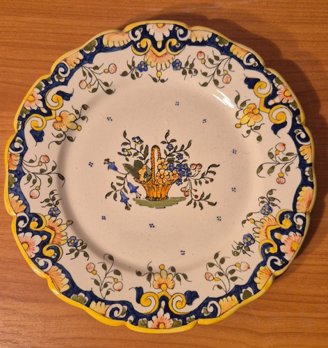 Ancienne assiette décorative