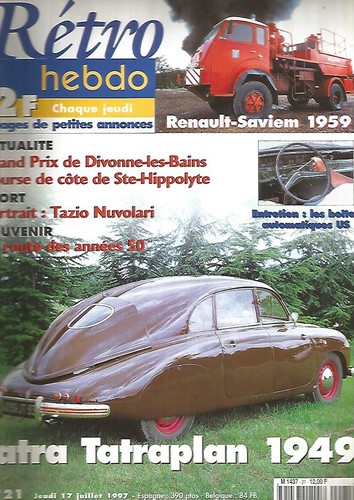 Retro hebdo tatra - hebdo, n°21