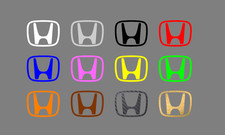 HONDA EMBLEM H LOGO VINYL DECAL STICKER MANY SIZES MANY COLORS FREE SHIPPING