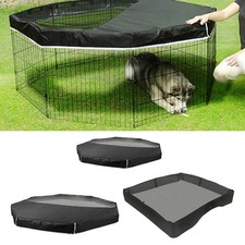 Couverture supérieure pliable en tissu maillé, couverture de parc pour chiot