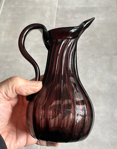 Pichet normand verre soufflé - pichet,