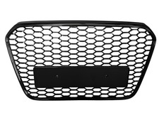 Calandre Grille Nid D'abeilles Noir Brillant Pour Audi A6 C7 4G 2010-2014