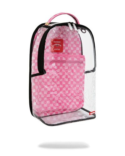 Sprayground pink drip clear - sprayground,