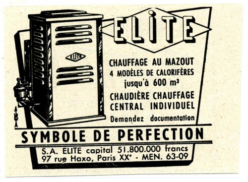 1955 chauffage chaudière - 1955, chauffage,