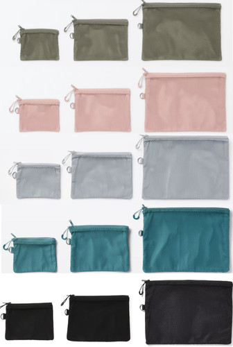 Muji polyester double zipper - double,