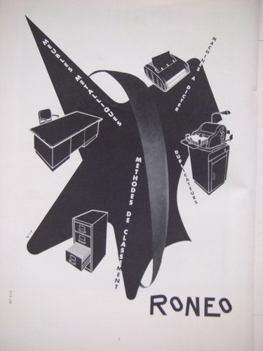 Publicité presse 1952 roneo - presse,