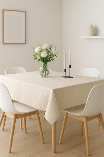 Nappe 140 120 cm beige - 2,