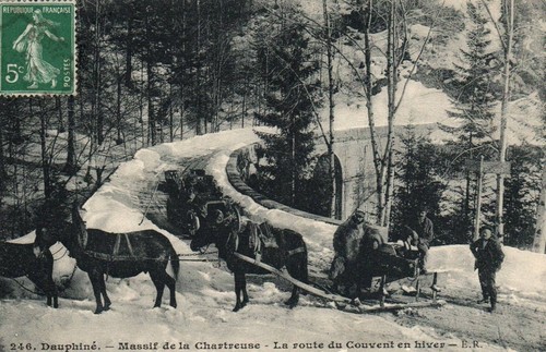 Cpa massif de la - 38,