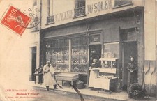 CPA 66 AMELIE LES BAINS / MAISON V.PUIG / EPICERIE DU SOL / RUE DES THERMES