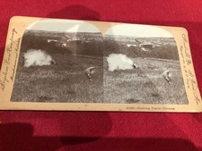 Photo stéréo ancienne chasse