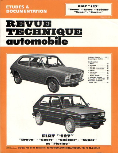 Revue technique automobile - revue,
