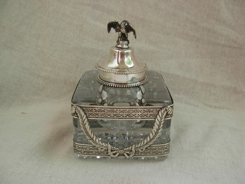 Superbe encrier cristal - superbe, en