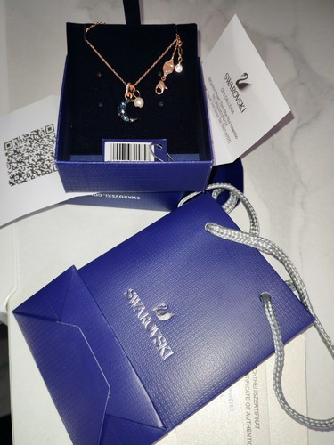 Collier mini lune stras - mini,