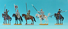 Tin plates - tin figures - flat tin - 5 Cossacks retreat from Russia