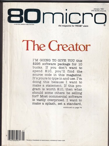 Micro the creator - micro.,