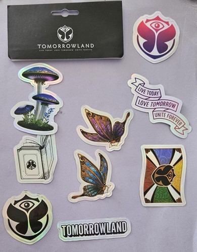 Tomorrowland stickers - 9,