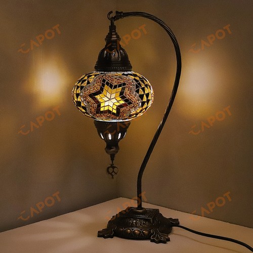 Lampe table mosaïque - lampe,