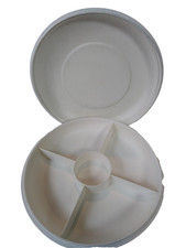 Boite Tupperware Original Plateau Service Gâteaux Biscuits Apéritif Année 1970