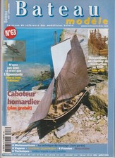 MODEL BOAT N°63 PLAN: LOBSTER COASTER & TRIPAL PROPELLER / CONSTRUCTION SITE