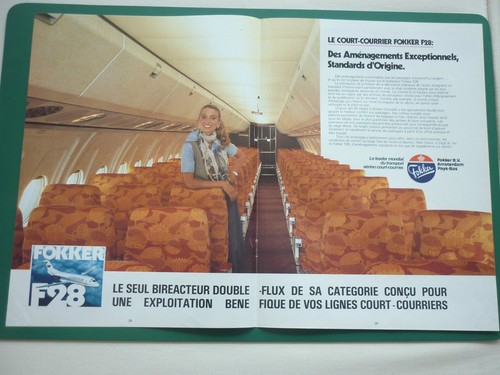 1983 pub fokker f28 - 10/1983,