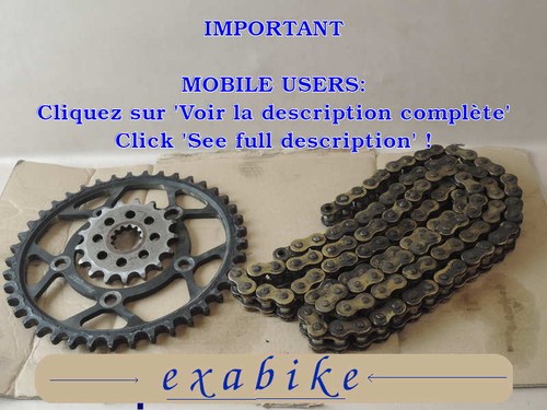 Kit chaine pour kawasaki - chaine,