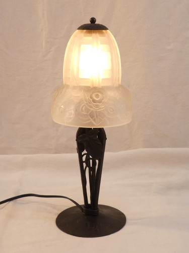 Lampe art deco - deco, forgé