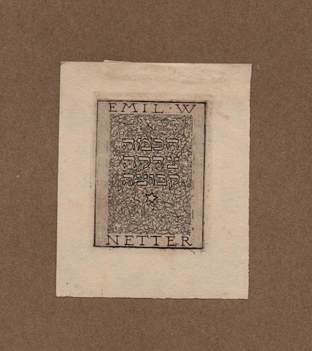 Exlibris joseph budko netter - exlibris,