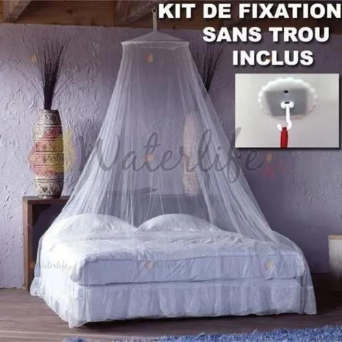 Moustiquaire ciel lit blanc - moustiquaire,