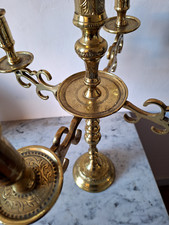 Grand Chandelier bronze ancien 5 branches