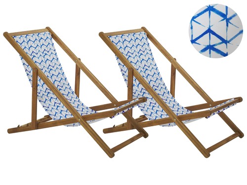Lot transats en bois - 2,