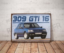 Plaque métal vintage peugeot