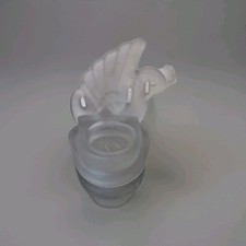 Antique Candle Holder, Vintage Glass Candle Holder Decor Animal Birds Swan