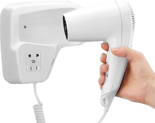 Wall mounted hair dryer - wall,