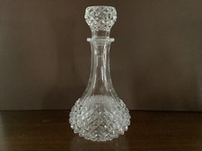 Carafe en cristal d’Arques.  Modèle  Longchamp.  Vintage 1980